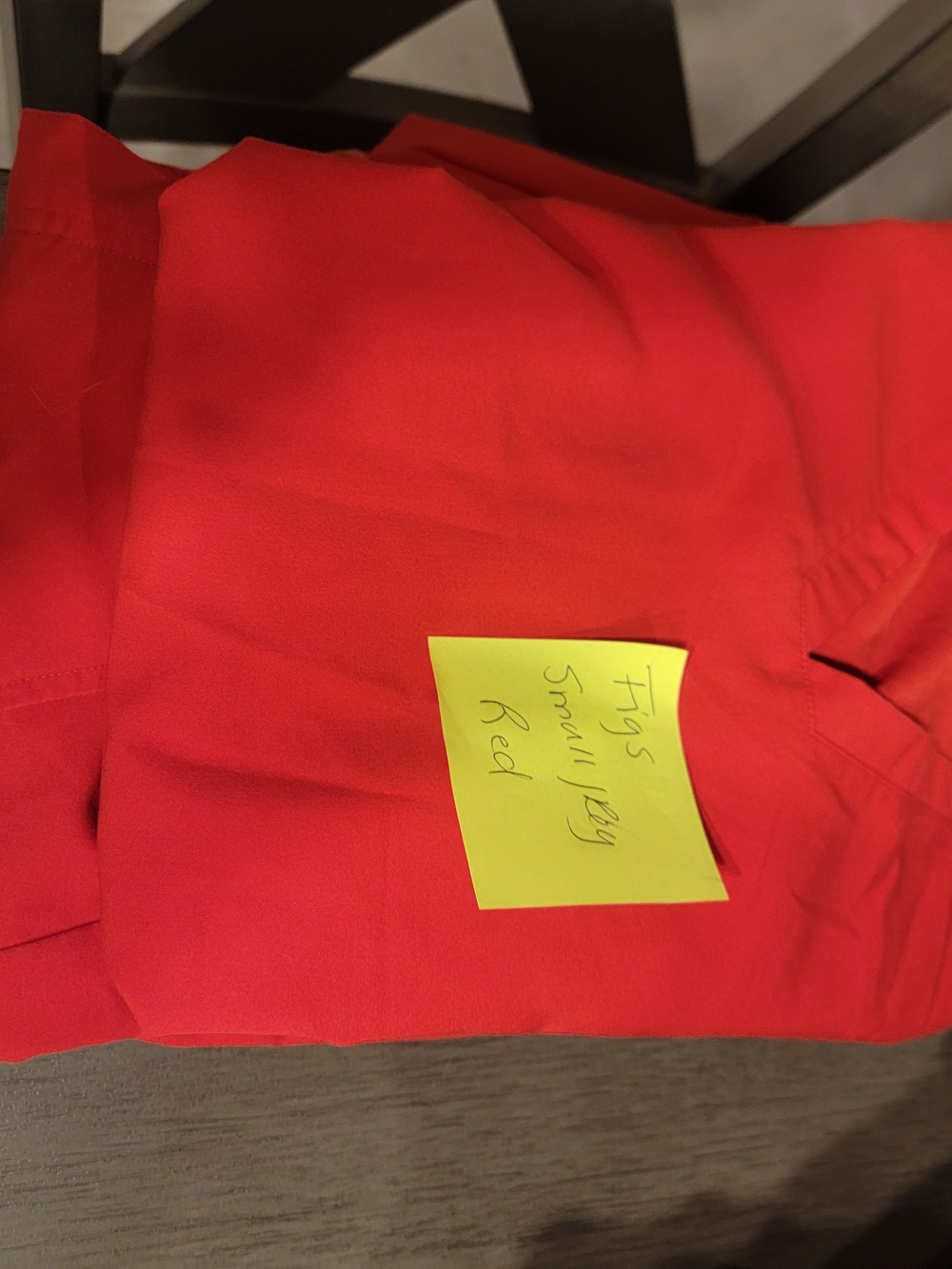 Figs Women's Red Dress - Vibrant Workwear Style